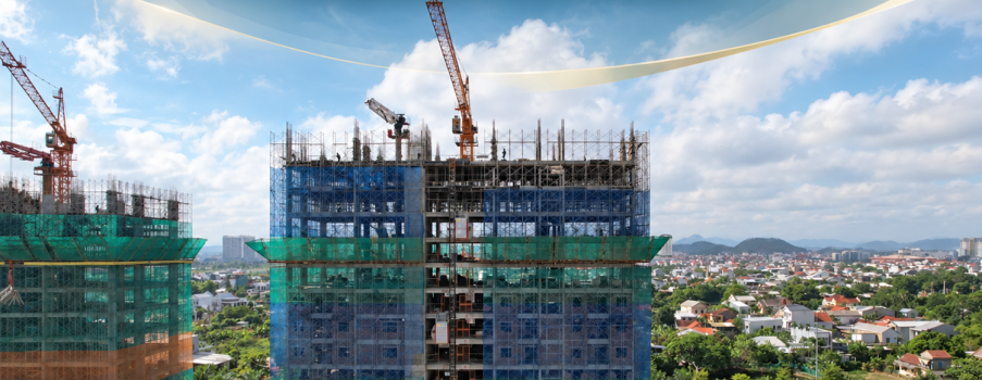 TÒA E1, EAST SKY - TIẾN GẦN CỘT MỐC CẤT NÓC